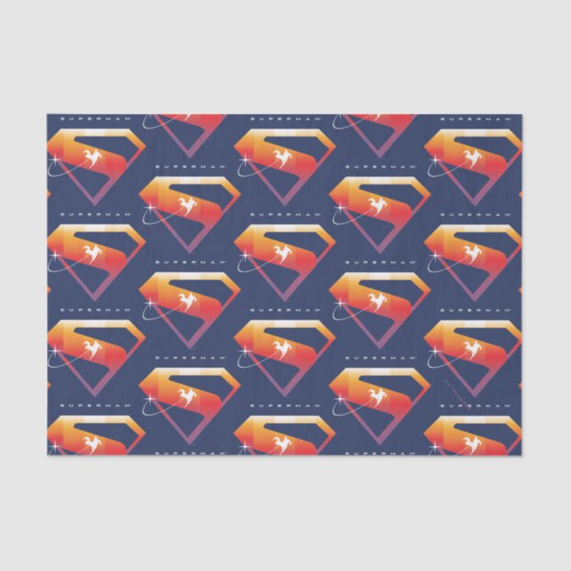 Papier Mousseline Soleil Tourner Superman Shield (Recto)