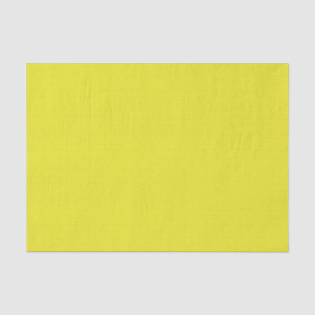 PAPIER MOUSSELINE SOLIDE JAUNE CLAIR (Recto)