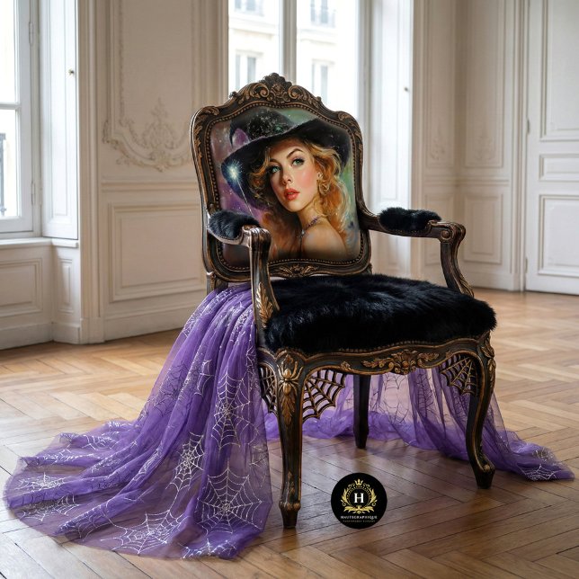 Papier Mousseline Sorcière Glamour avec Baguette Brillante Découpe (Créateur téléchargé)