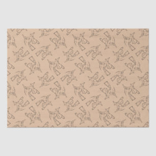 Papier Mousseline Sorcière noire des étoiles Halloween