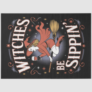 Papier Mousseline Sorcières Be Sippin' Halloween Éffrayant