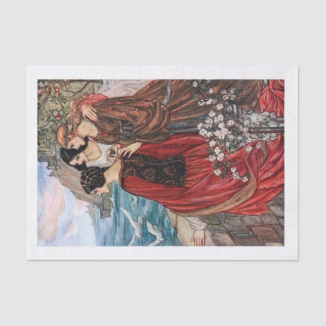 Papier Mousseline Sous le pommier (Recto)