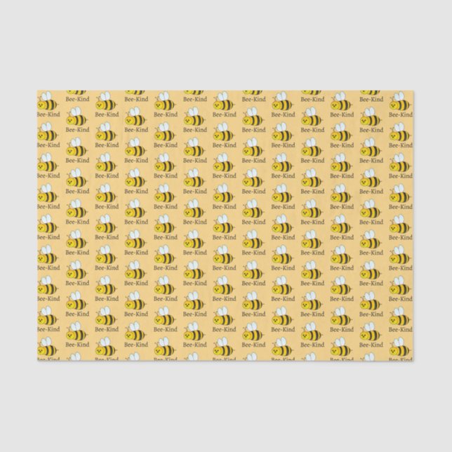 Papier Mousseline Soyez de bonnes abeilles (Recto)