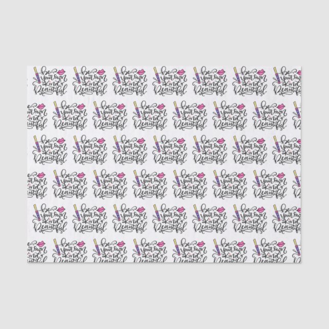 Papier Mousseline Soyez votre propre espèce de beauté (Recto)