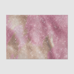 Papier Mousseline Sparkings Rose Gold Southwest Faux Cowhide Anniver