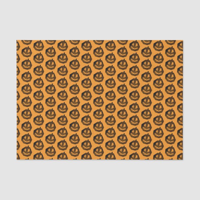 Papier Mousseline Spiritueux de la nuit - Jack-o'-lantern (Recto)