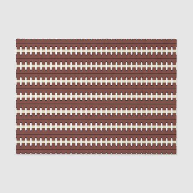 Papier Mousseline Sport de football amusant coutures tissu motif (Recto)