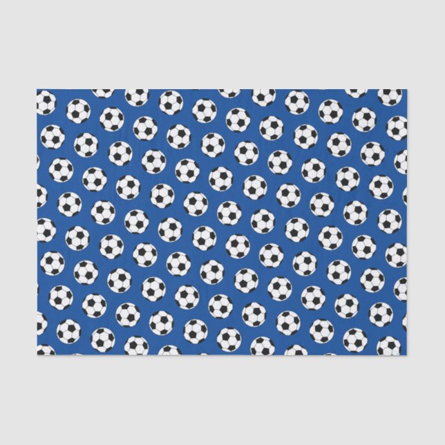 Papier Mousseline Sports de football fête d'anniversaire (Recto)