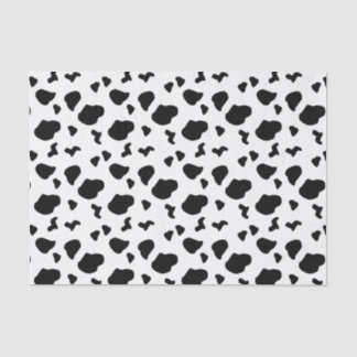 Papier Mousseline Spots de vache Motif noir et blanc Poster de anima