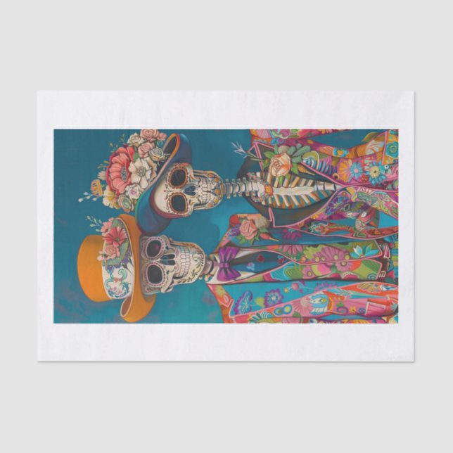 Papier Mousseline Squelette Lyfe26 (Recto)