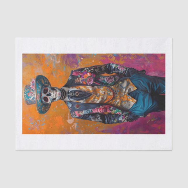 Papier Mousseline Squelette Lyfe5 (Recto)