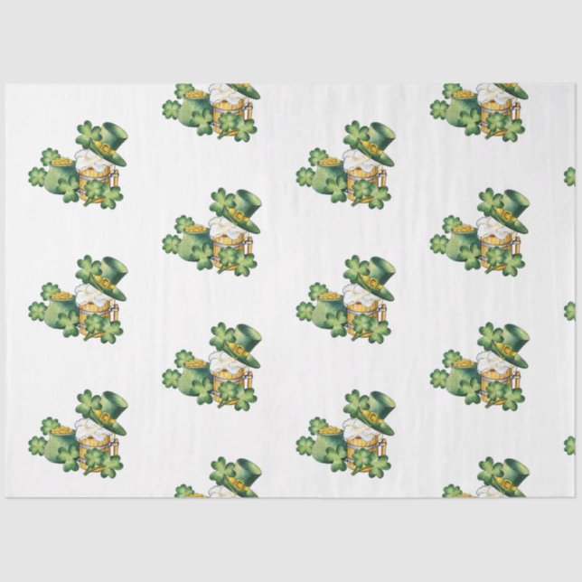 Papier Mousseline St Patrick's Day Series Design 40 (Recto)