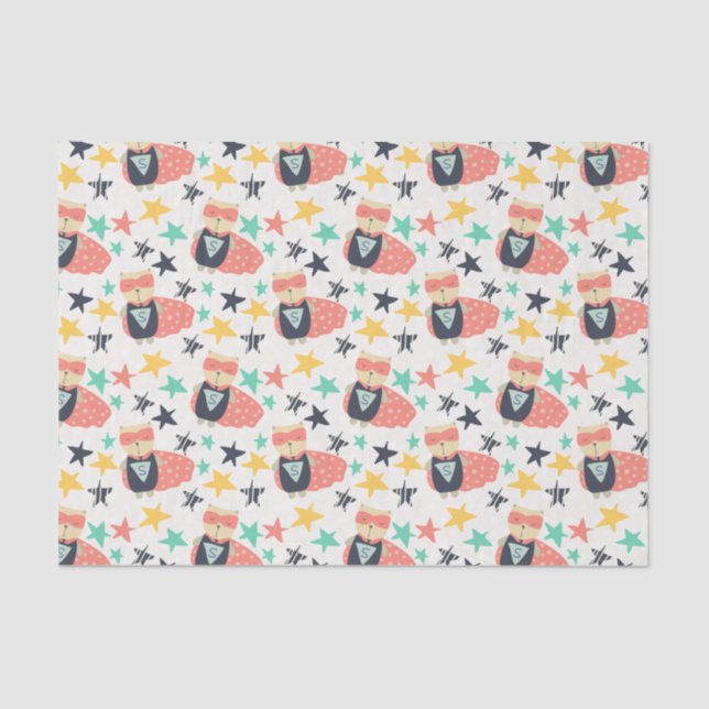 Papier Mousseline Star Super Hero (Recto)