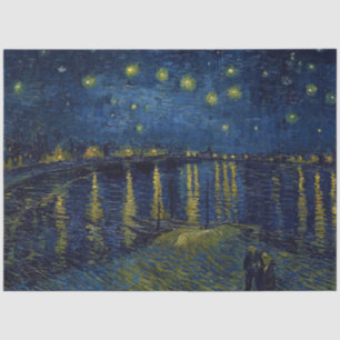 Papier Mousseline Starry Night, Vincent van Gogh