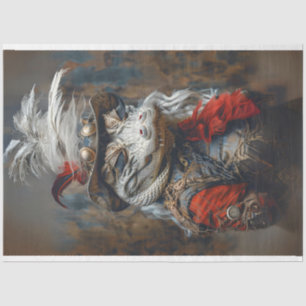 Papier Mousseline Steampunk Charming Alligator Decoupage