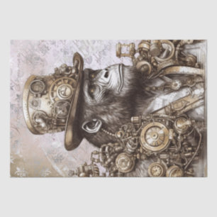 Papier Mousseline Steampunk Gorilla