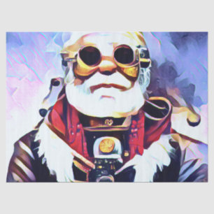 Papier Mousseline Steampunk Père Noël - Meiya Styled