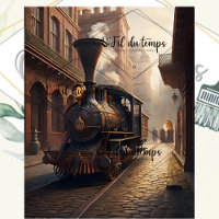 Steampunk Post Apocalyptic Cities Decoupage v5