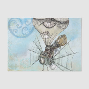 Papier Mousseline Steampunk vintage