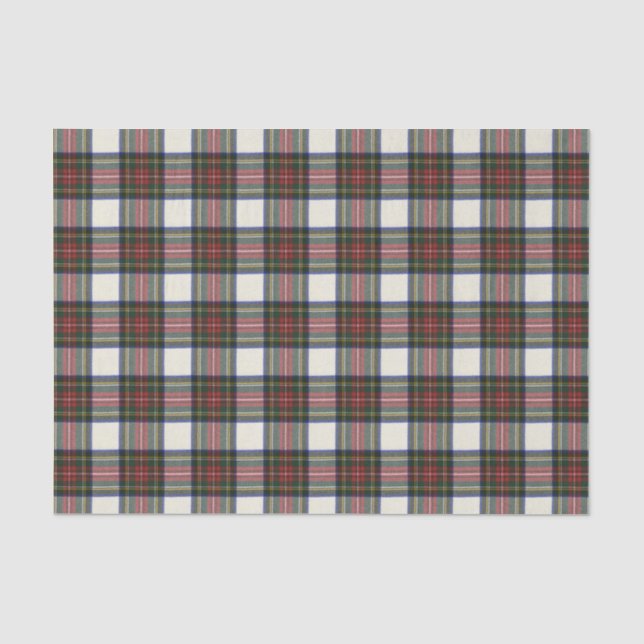 Papier Mousseline Stewart Dress Tartan écossais moderne (Recto)