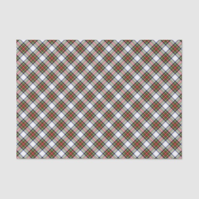 Papier Mousseline Stewart Royal Dress Plaid Scottish Motif (Recto)
