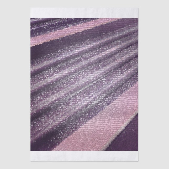 Papier Mousseline Striking pink & purple splash with glamour & punch (Recto)