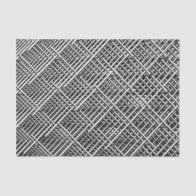 Papier Mousseline Structure métallique complexe (Recto)