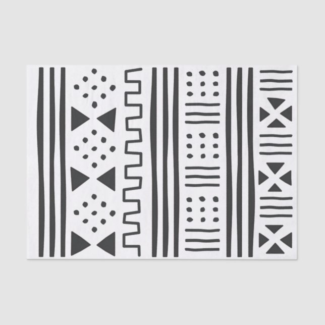 Papier Mousseline Style de Mudprint (Recto)