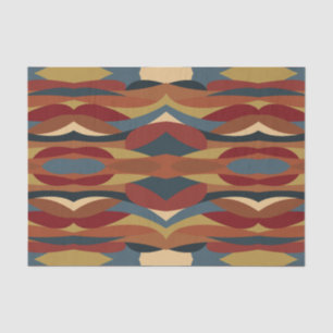 Papier Mousseline Style de verre de couleur géométrique opaque Abstr