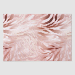 Papier Mousseline Stylish Rose rose rose rose or Zebra Glam Glitz