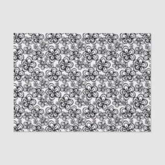 Papier Mousseline Stylo et papier tissu à fleur d'encre 