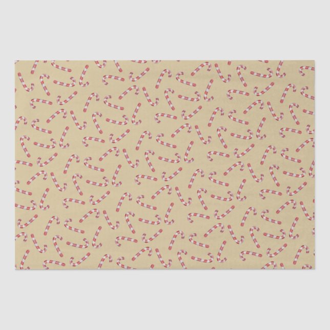 Papier Mousseline Sucre de canne d'or traditionnel Noël (Recto)