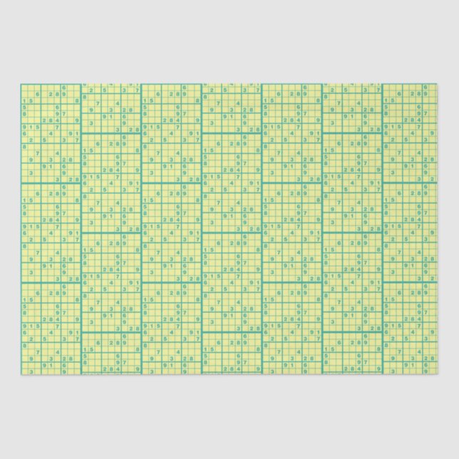 Papier Mousseline Sudoku (Recto)