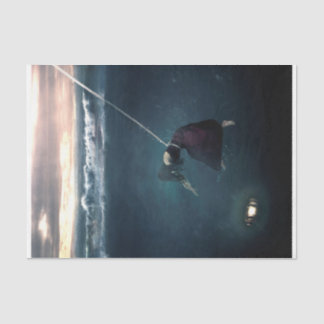 Papier Mousseline Suivre La Lumière - Déchoupage Papier Tissu