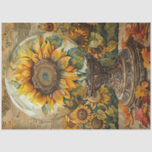 Papier Mousseline Sunflower Globe