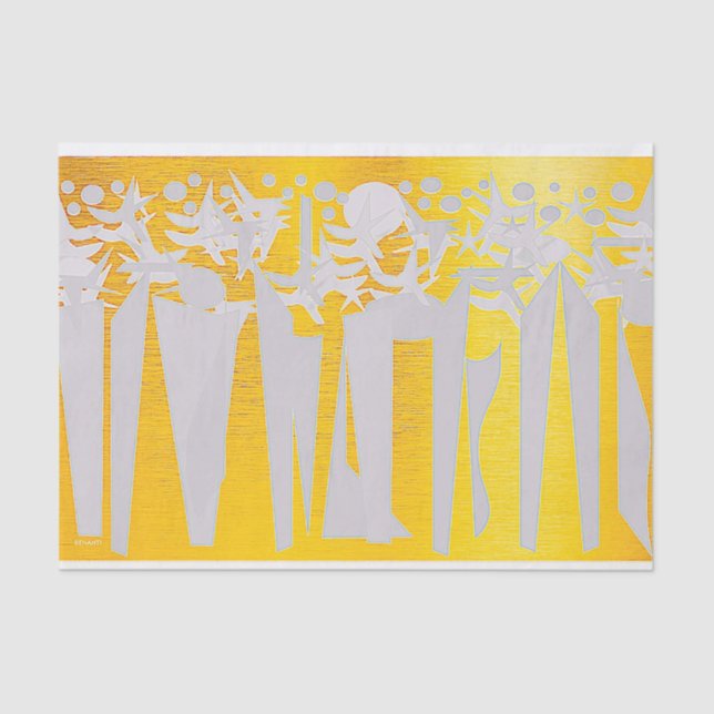 PAPIER MOUSSELINE SUNS! SUNSHINE! HOLIDAYS IN CENTRAL PARK! :) (Recto)