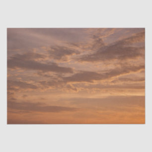Papier Mousseline Sunset Clouds II Pastel Nature Abstraite