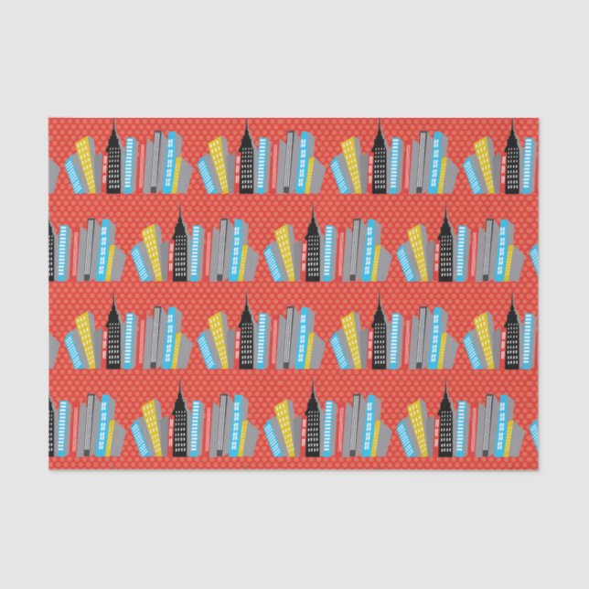 Papier Mousseline Super héros d'enfants (Recto)