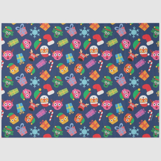 Papier Mousseline Super Simple Noodle et Pals Holiday (Recto)