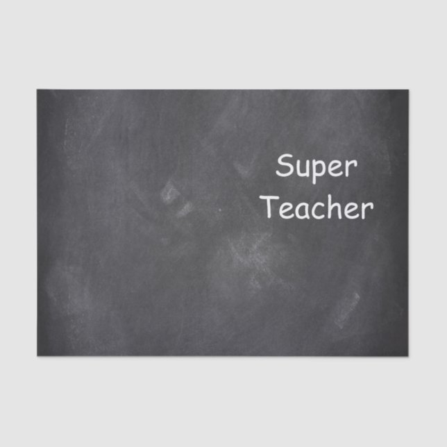 Papier Mousseline Super Teacher Chalkboard (Recto)