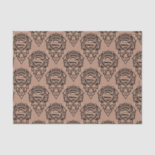 Papier Mousseline Supergirl Mandala Graphic