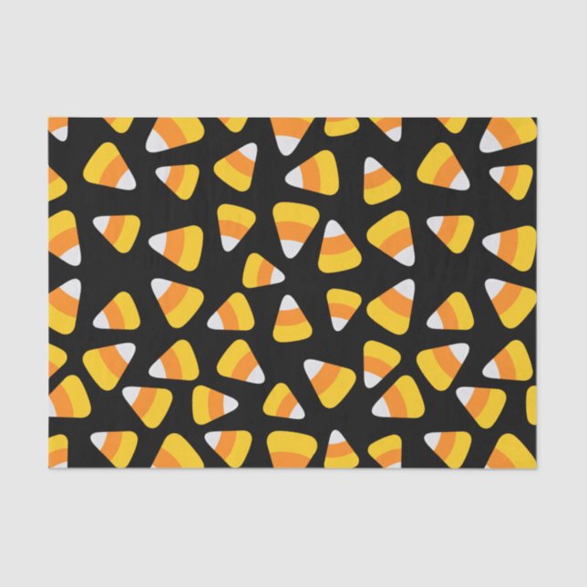 Papier Mousseline Sweet Candy Corn Halloween (Recto)