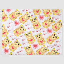 Sweet Heart Bear Nursery Pattern