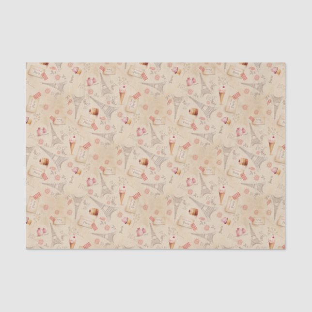 Papier Mousseline Sweets Paris vintages (Recto)