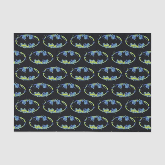 Papier Mousseline Symbole Batman Électrique (Recto)