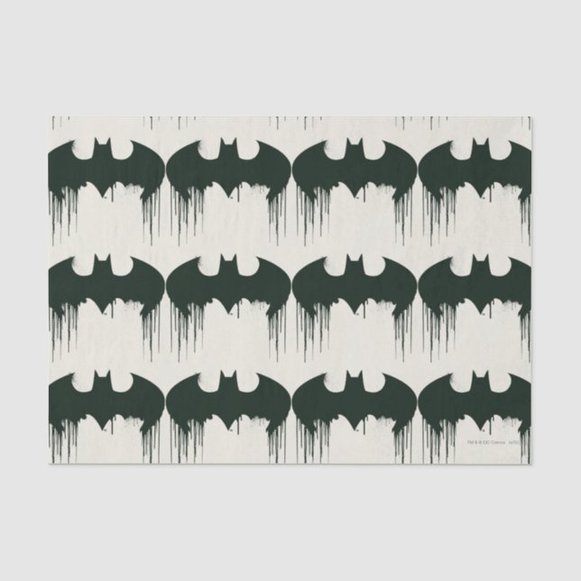 Papier Mousseline Symbole Batman | Logo Spraypaint (Recto)