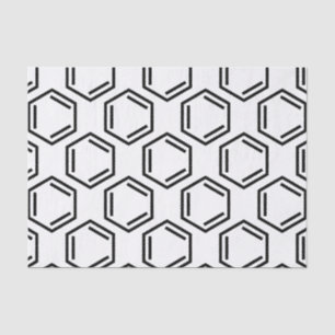 PAPIER MOUSSELINE SYMBOLE D'ANNEAU BENZENE