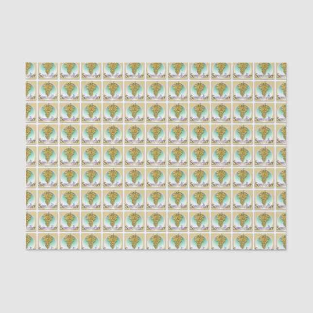 Papier Mousseline Symbole sommelier (Recto)