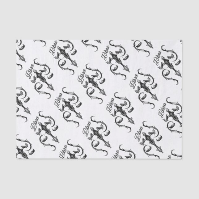 Papier Mousseline SYMBOLE Zodiaque Libra (Recto)