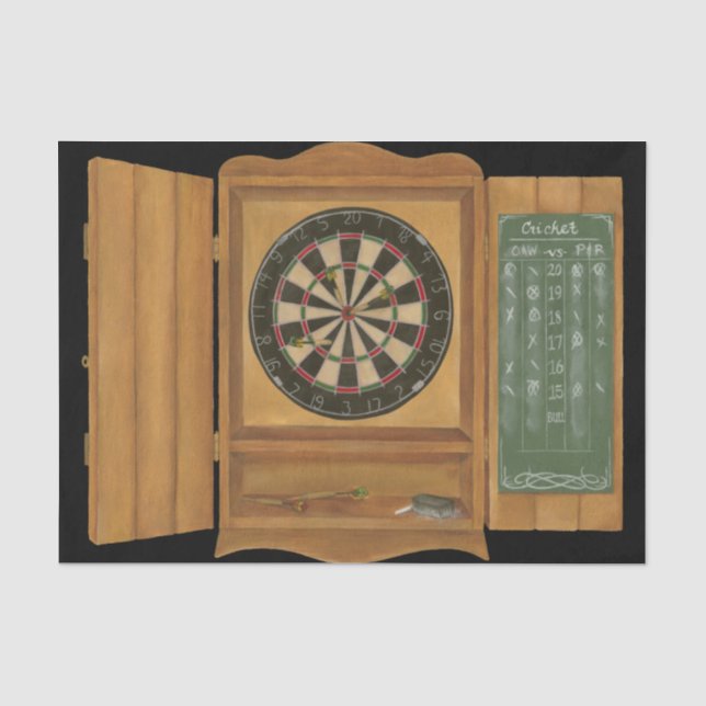 Papier Mousseline Tableau de bord avec cote de cricket (Recto)